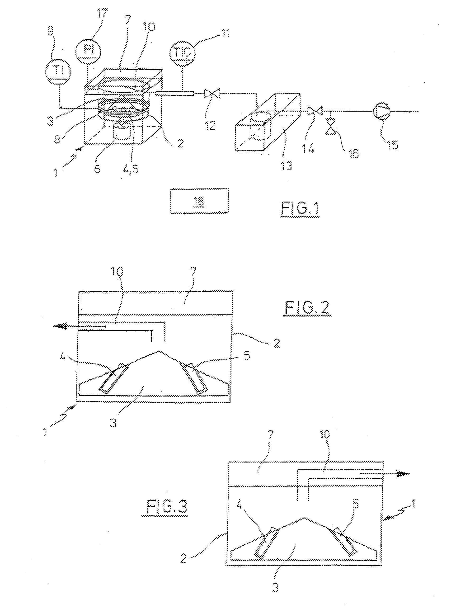 Method for vacuum concentration