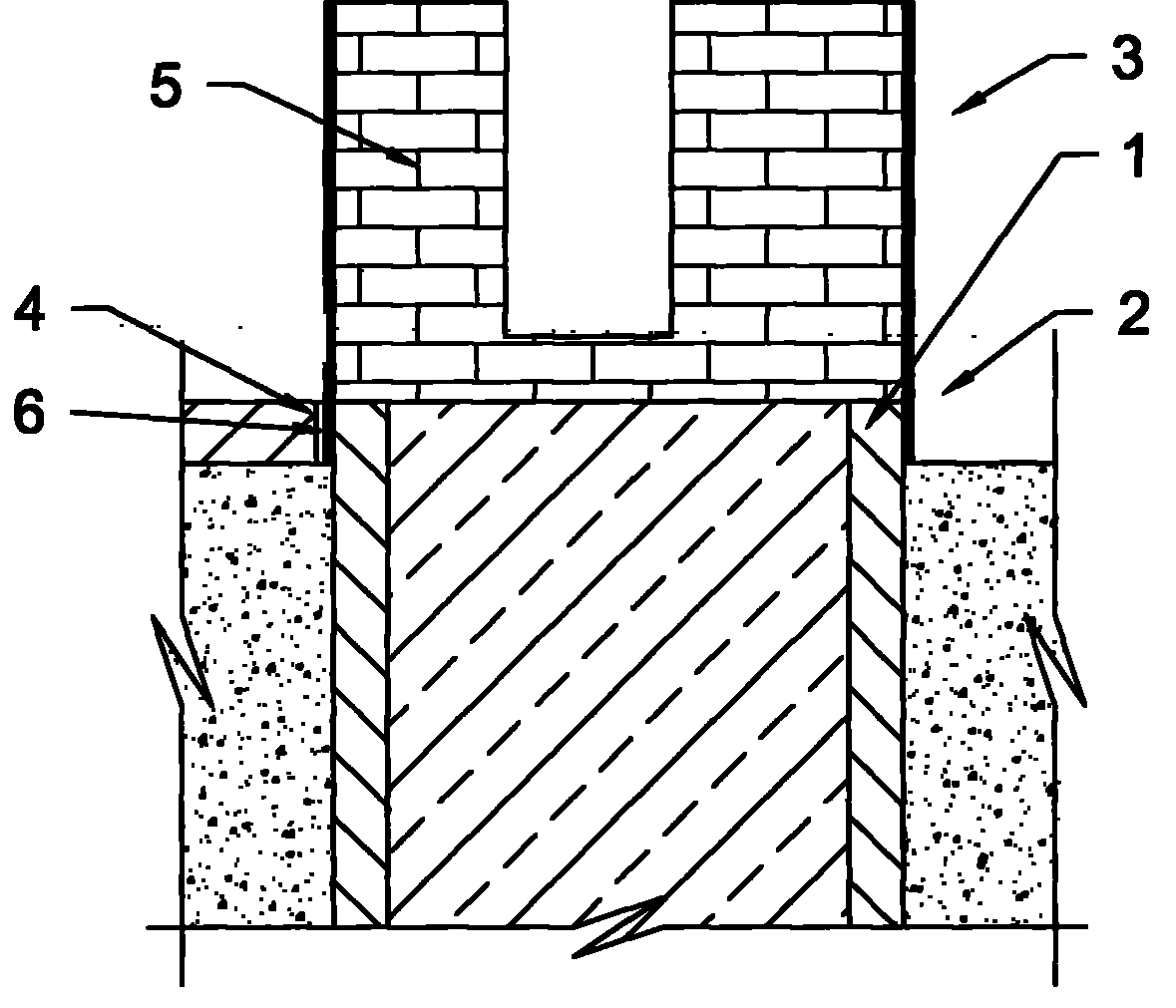 Safeguard device on manhole pile head and setting method thereof