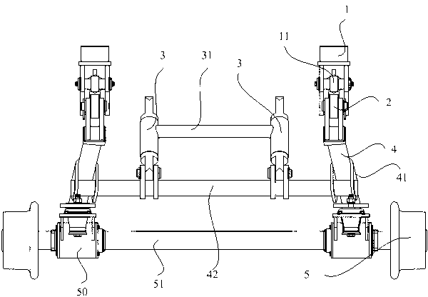 Guide wheel mechanism and autorailer