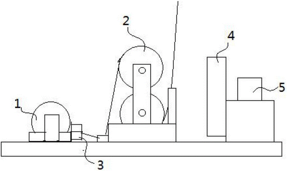 Cable winding and unwinding device based on cable arrangement by lead screw