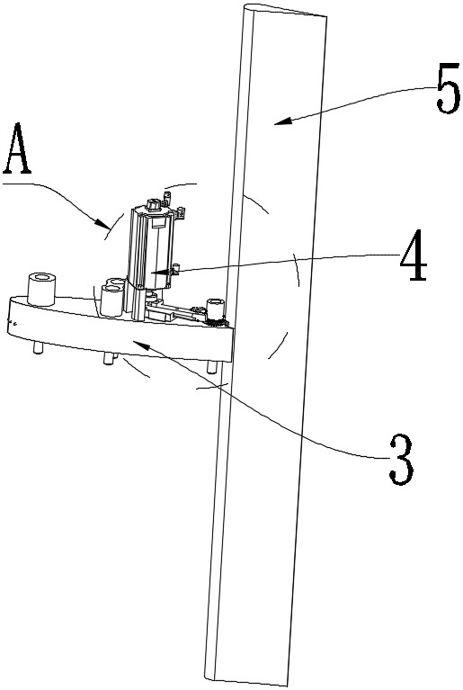 A device for actively controlling trailing edge winglets with large forward ratio rotor blade anti-stall