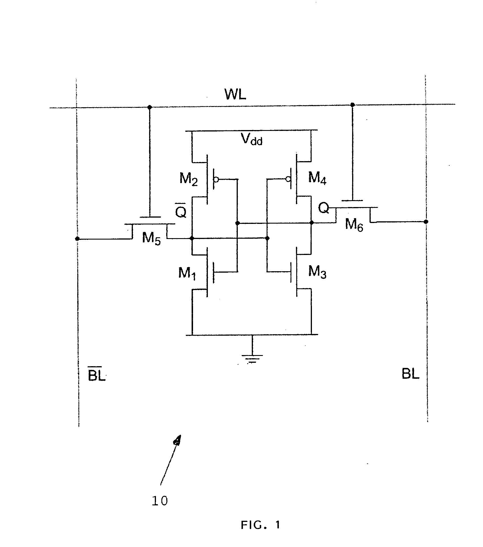 Method to improve performance of SRAM cells, SRAM cell, SRAM array, and write circuit