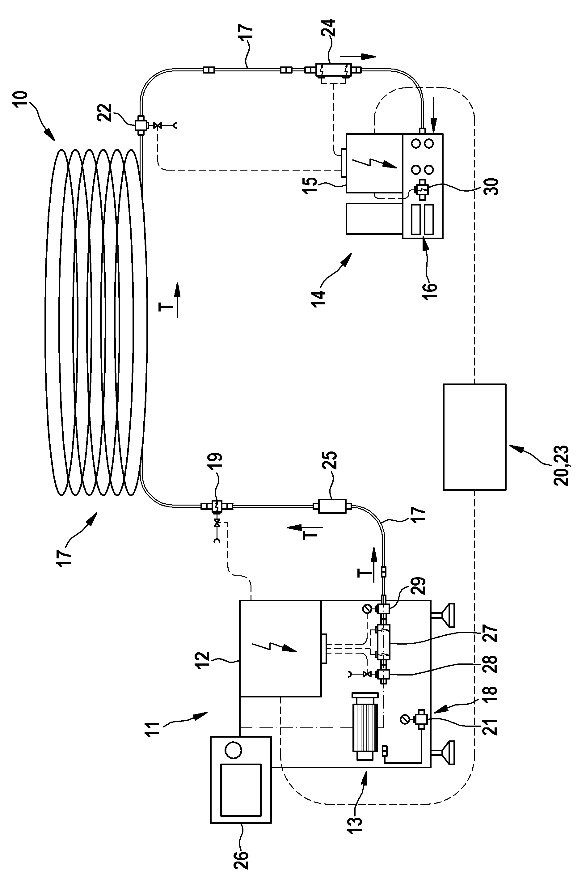 Assembly and method for transferring rod-shaped items for the tobacco processing industry from a sender unit to a receiver unit