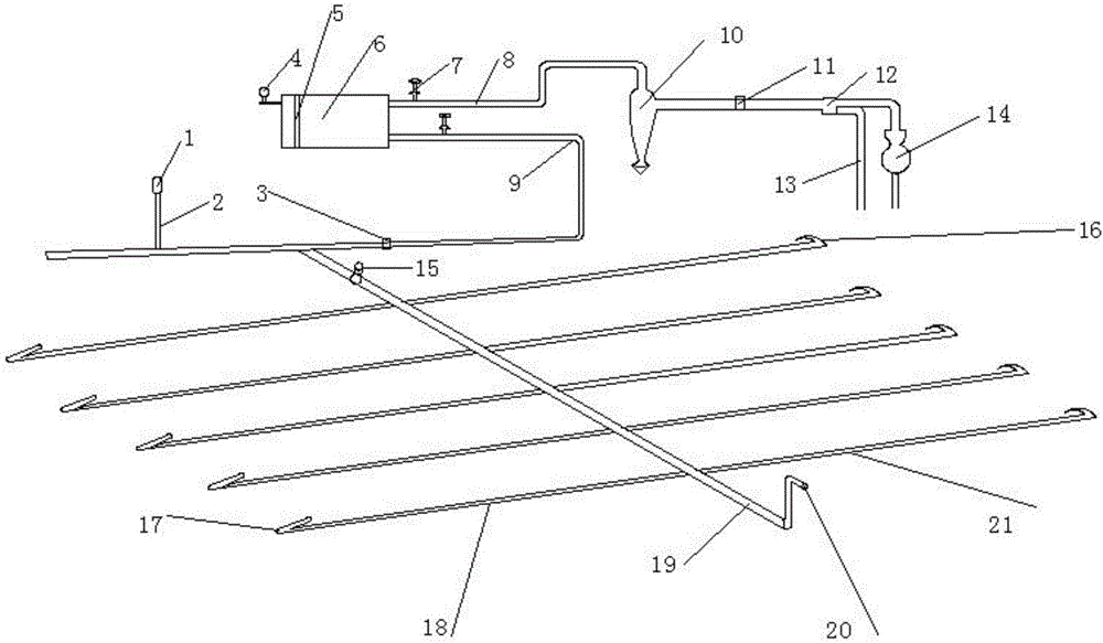 Water-saving irrigation system for intensive crop planting