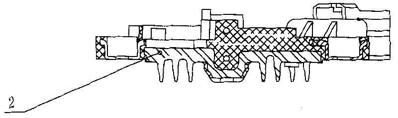 Automotive regulator bracket structure