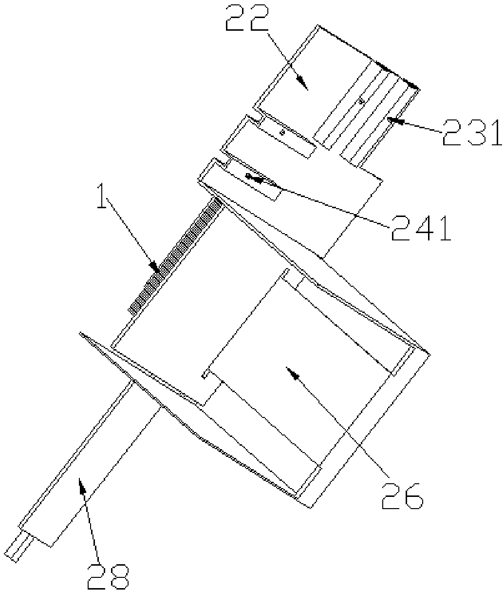 Tile supply device for tile-attaching machine
