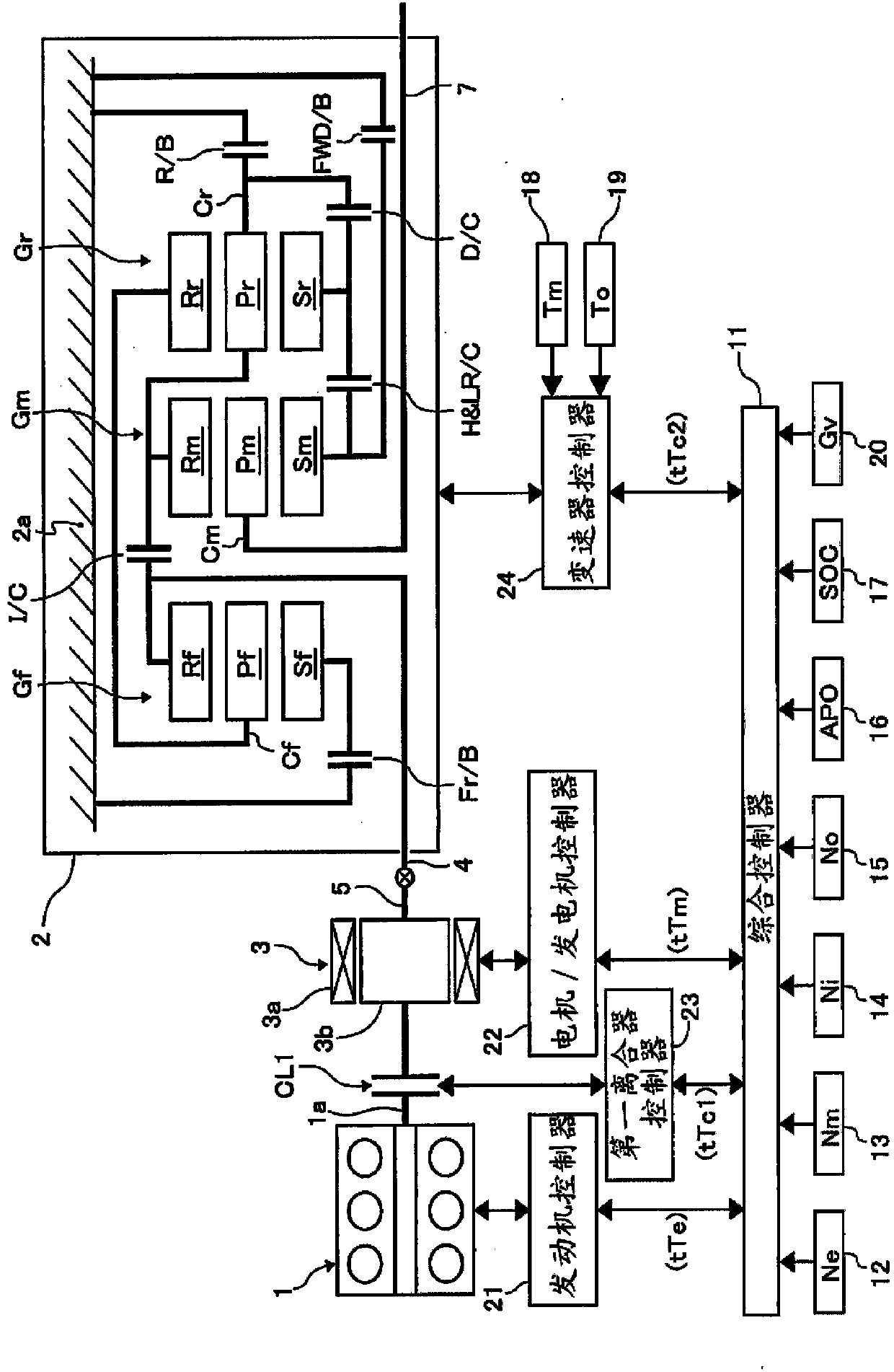 Kick-down control device for electric vehicle