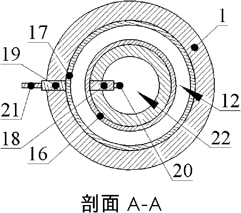 Single-cross section impedance type long-waist inner cone sensor and multiphase flow measuring device