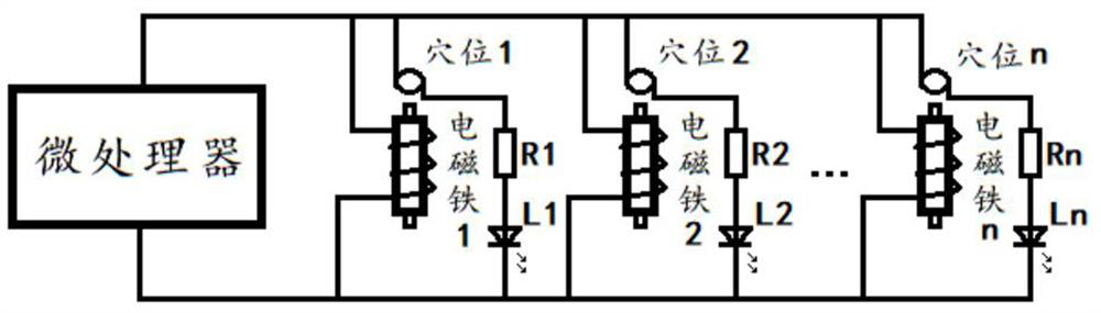 An intelligent massage teaching system and its application method