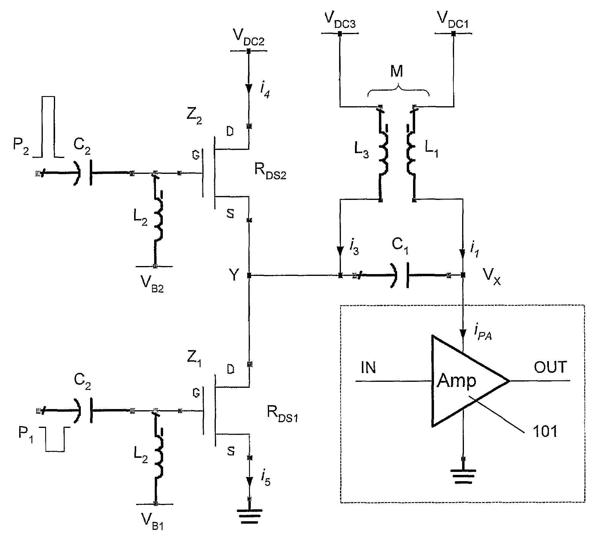 Transformer-capacitor enhancement circuitry for power amplifiers