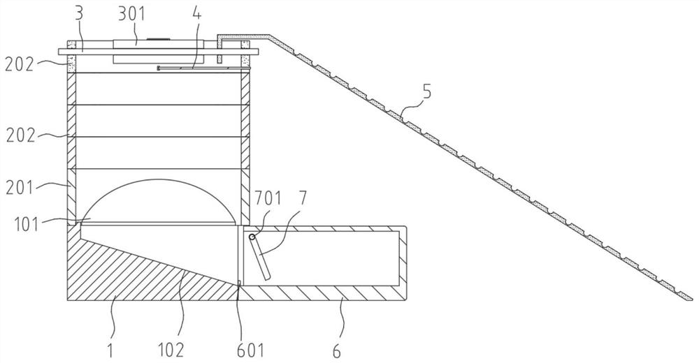 Simple hamster mousetrap with recovery bin