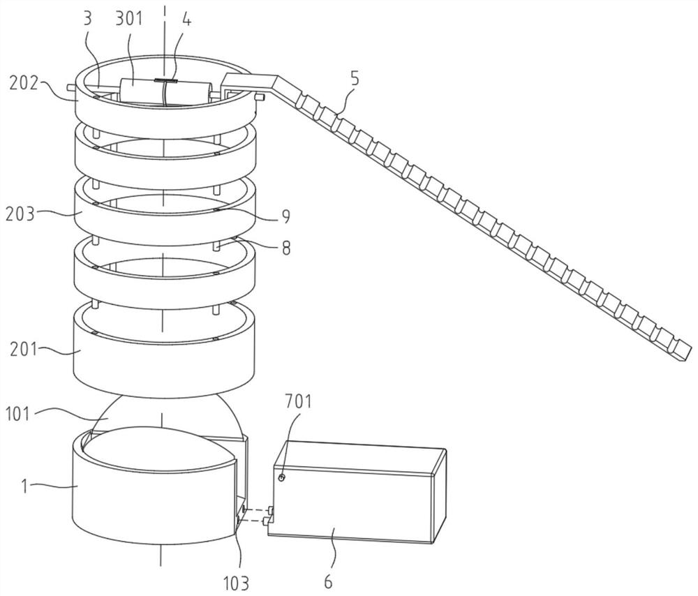 Simple hamster mousetrap with recovery bin