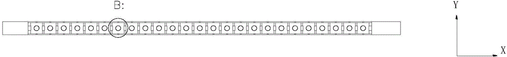 Tin soldering tool with round heat radiation holes