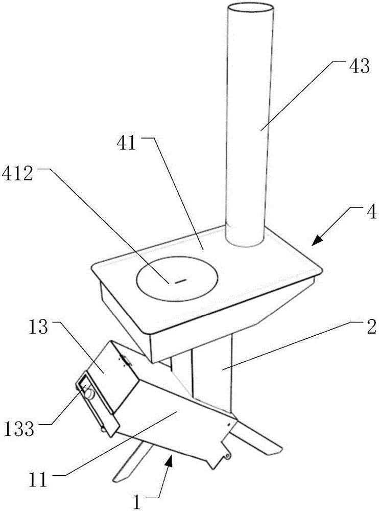 Wood stove and system thereof