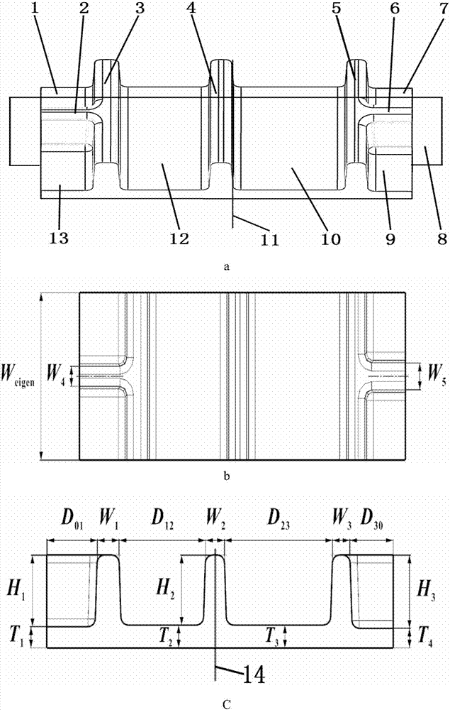 Local loading forming-based optimization method for preformed blank of rib plate part