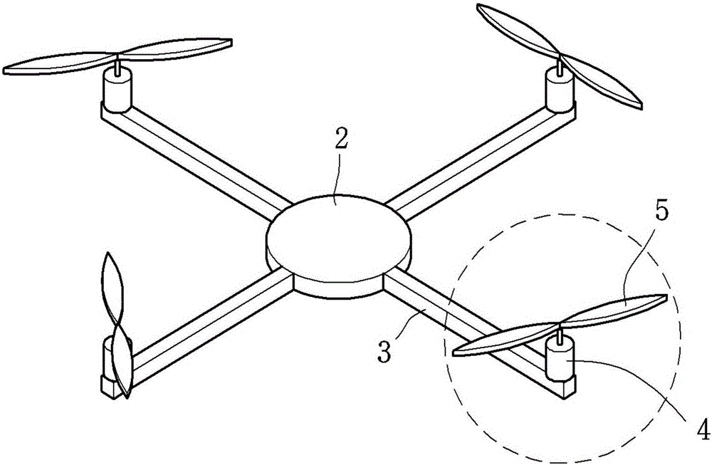 Multi-rotor type unmanned aerial vehicle available for adjusting direction of thrust