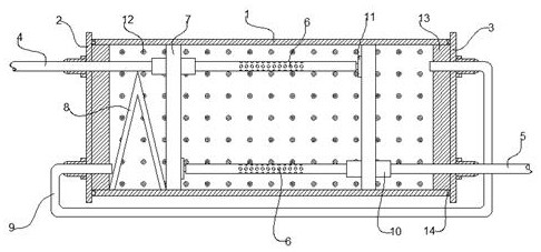 Automobile silencer with efficient noise reduction performance