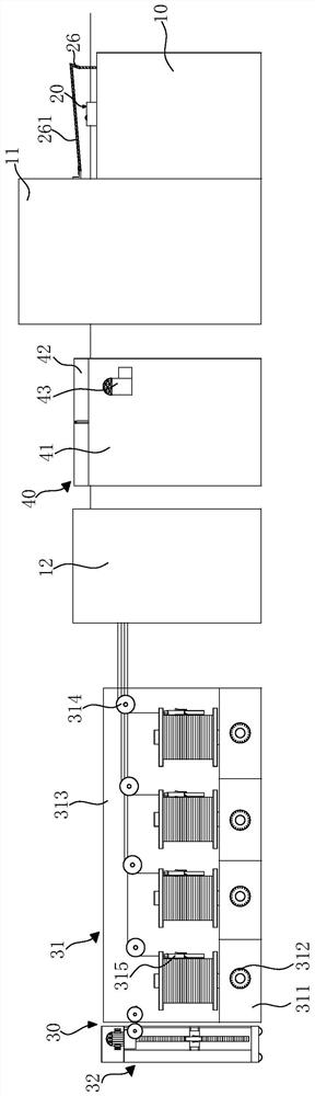 An enameled wire production coating device