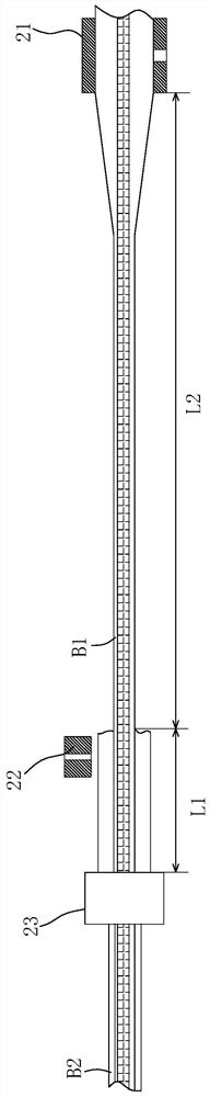 An enameled wire production coating device