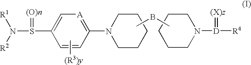 N-aryl piperidine compounds