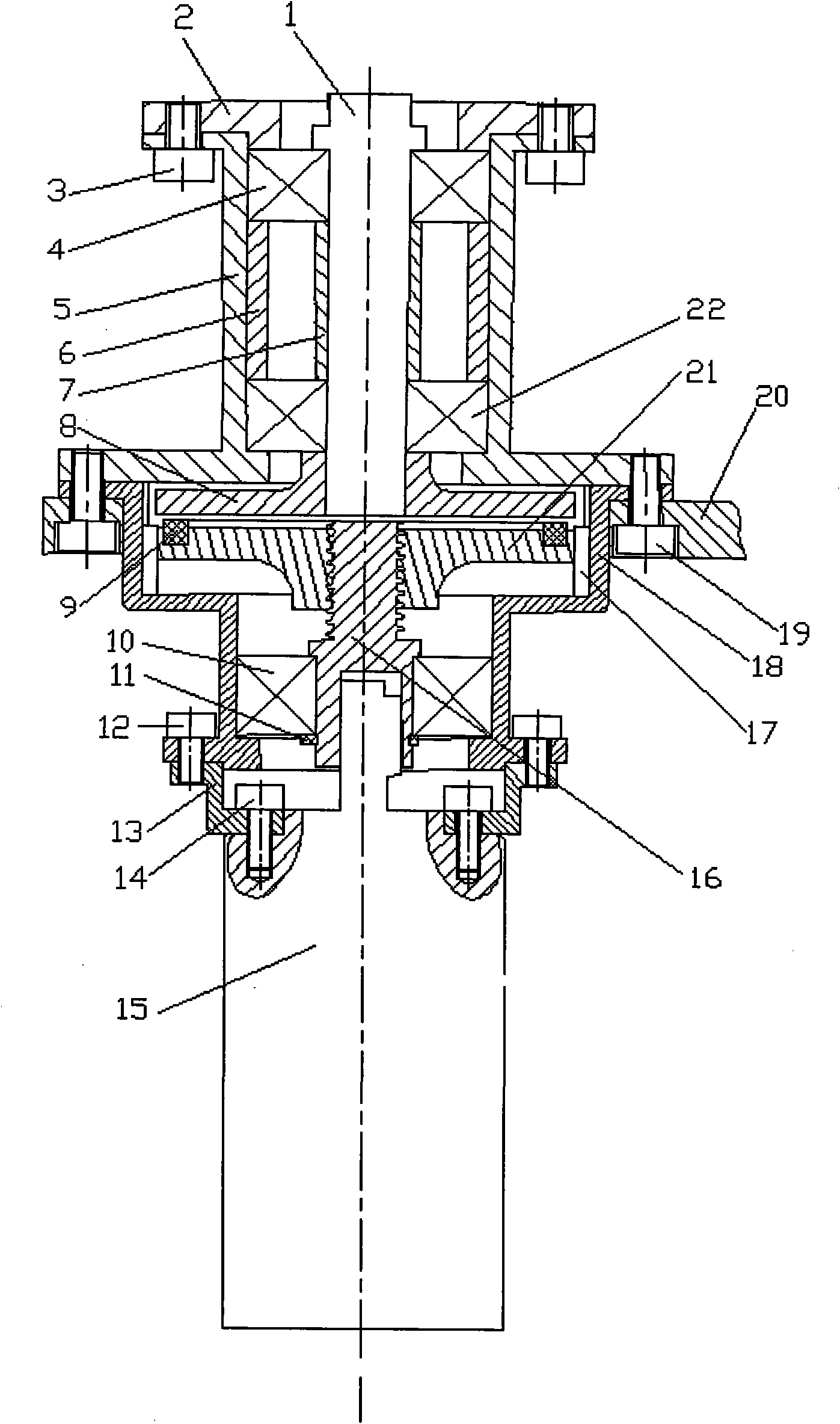 Electric locking and rotating joint for auxiliary arm for surgical operation