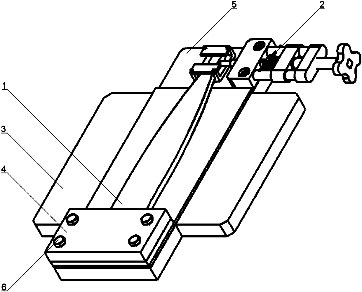 Parabolic equal-strength beam for stress detection and calibration