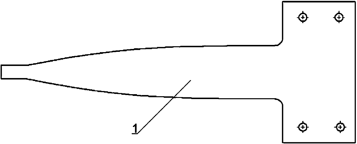 Parabolic equal-strength beam for stress detection and calibration