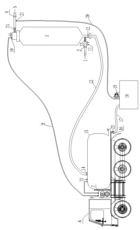 Lossless automated carbon change system and control method