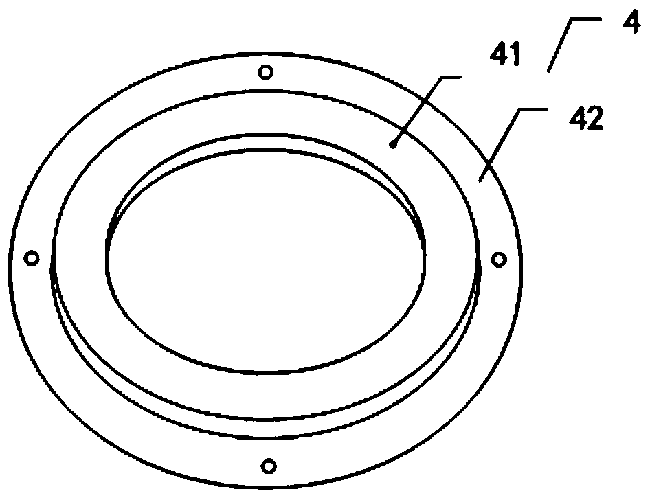 A permanent magnet Hall thruster outer magnetic pole structure that changes the distribution of the cathode magnetic field