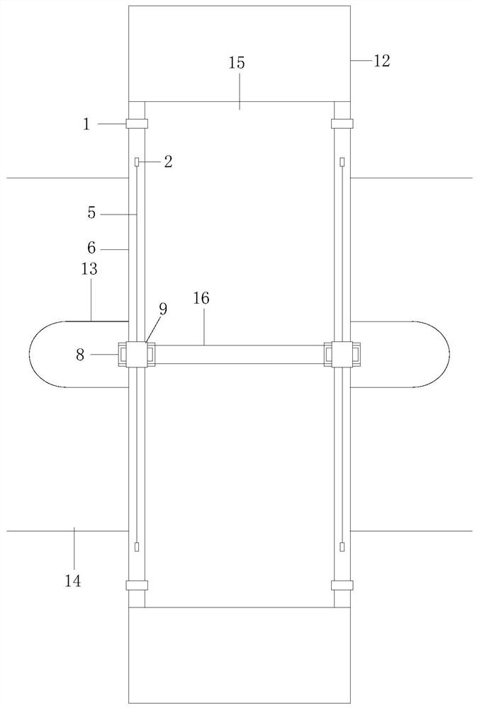 Height-adjustable simple cable-stayed diversion trench temporary bridge and construction method thereof