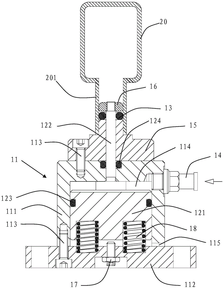 Compression expanding type pipe opening inner diameter high-pressure sealing device and method