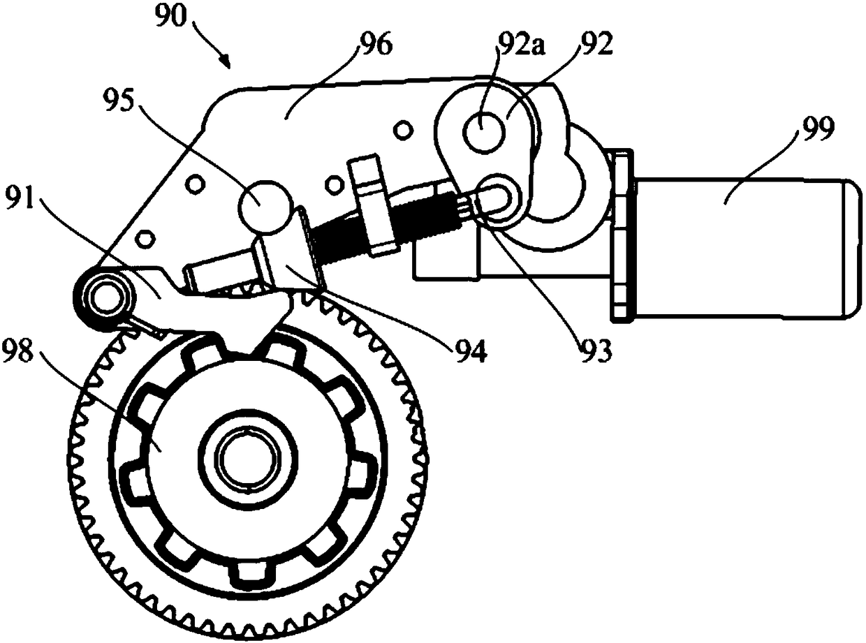 Parking braking mechanism, parking braking system, automatic ...