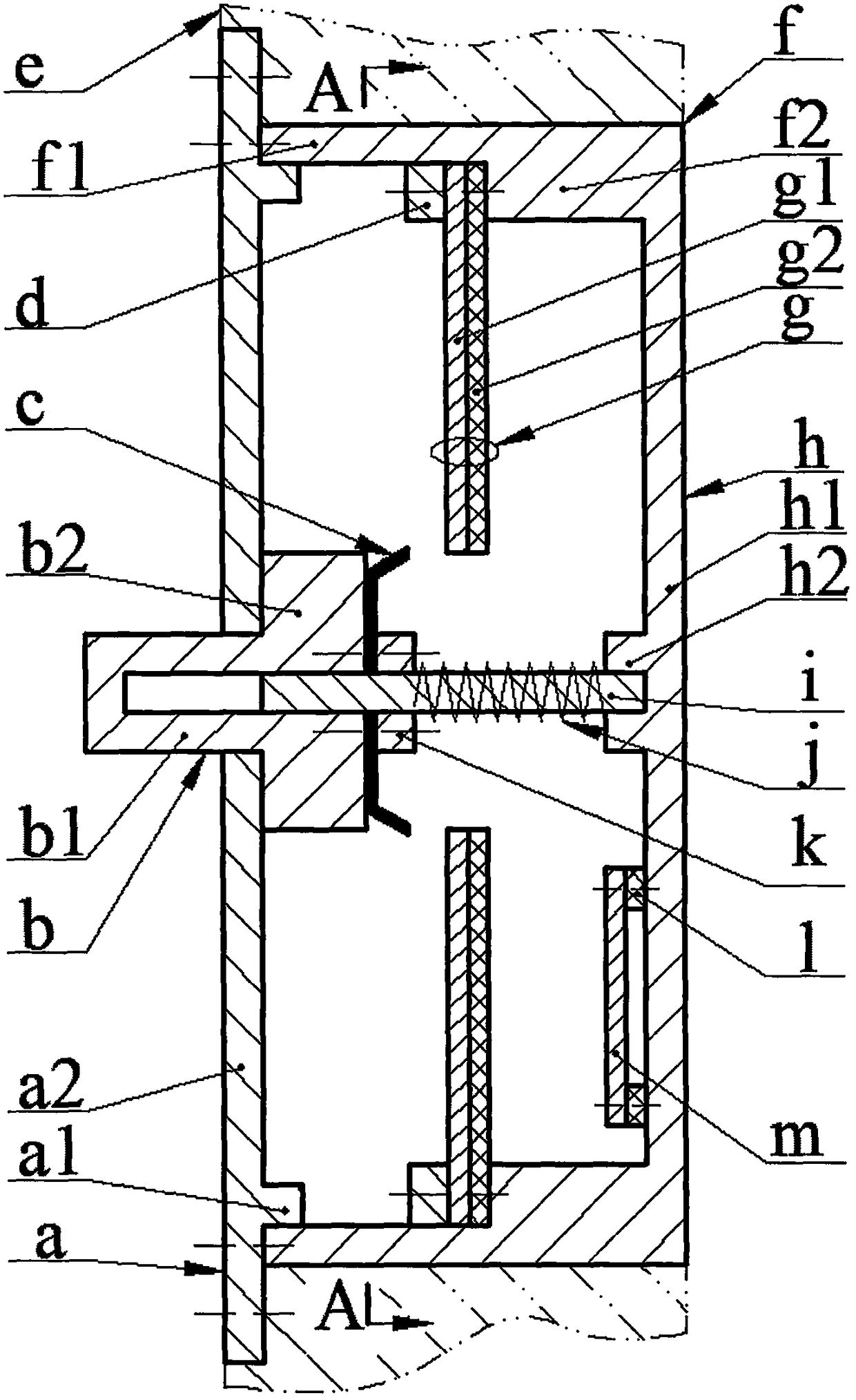 A piezoelectric wireless doorbell signal transmitter