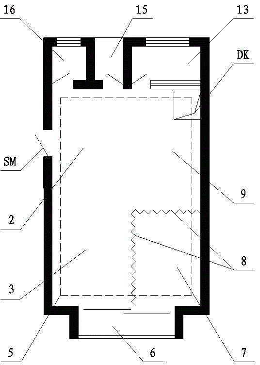 Upper-lower duplex house