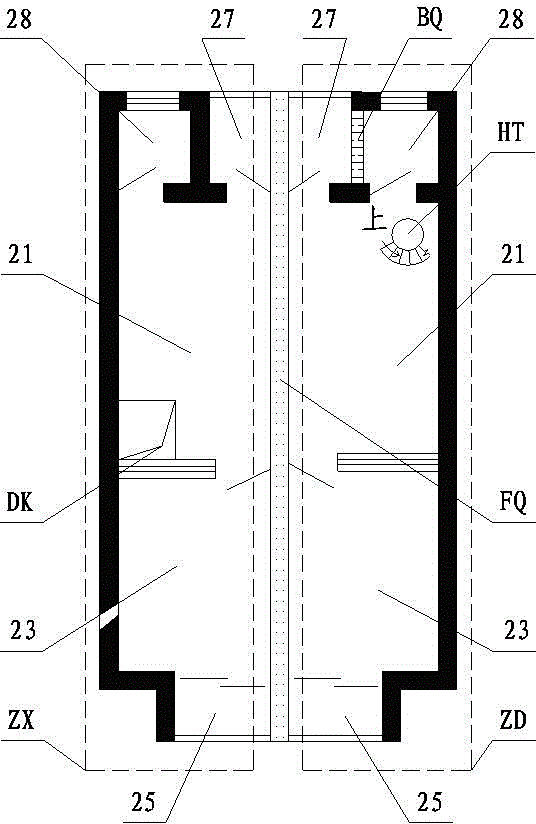 Upper-lower duplex house