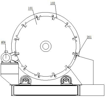 A kind of processing equipment of metal fireproof composite board