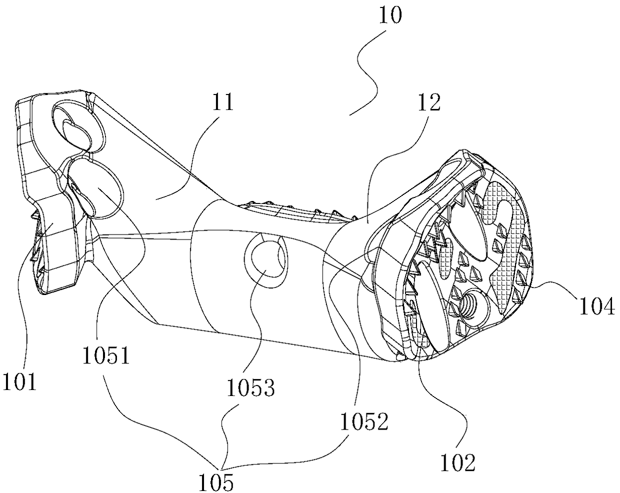 Tibial prosthesis installation system and installation method