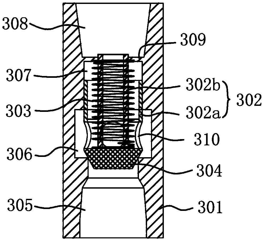 Negative pressure bucket anchoring device provided with barbs, installation method and floating type offshore wind plant