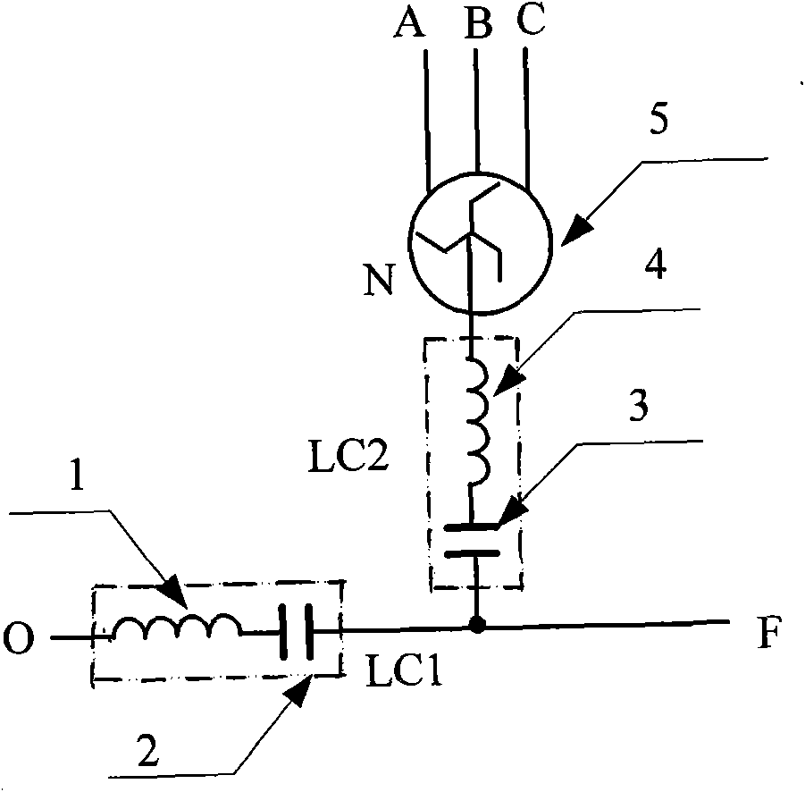 Novel neutral line triple harmonic current suppressor