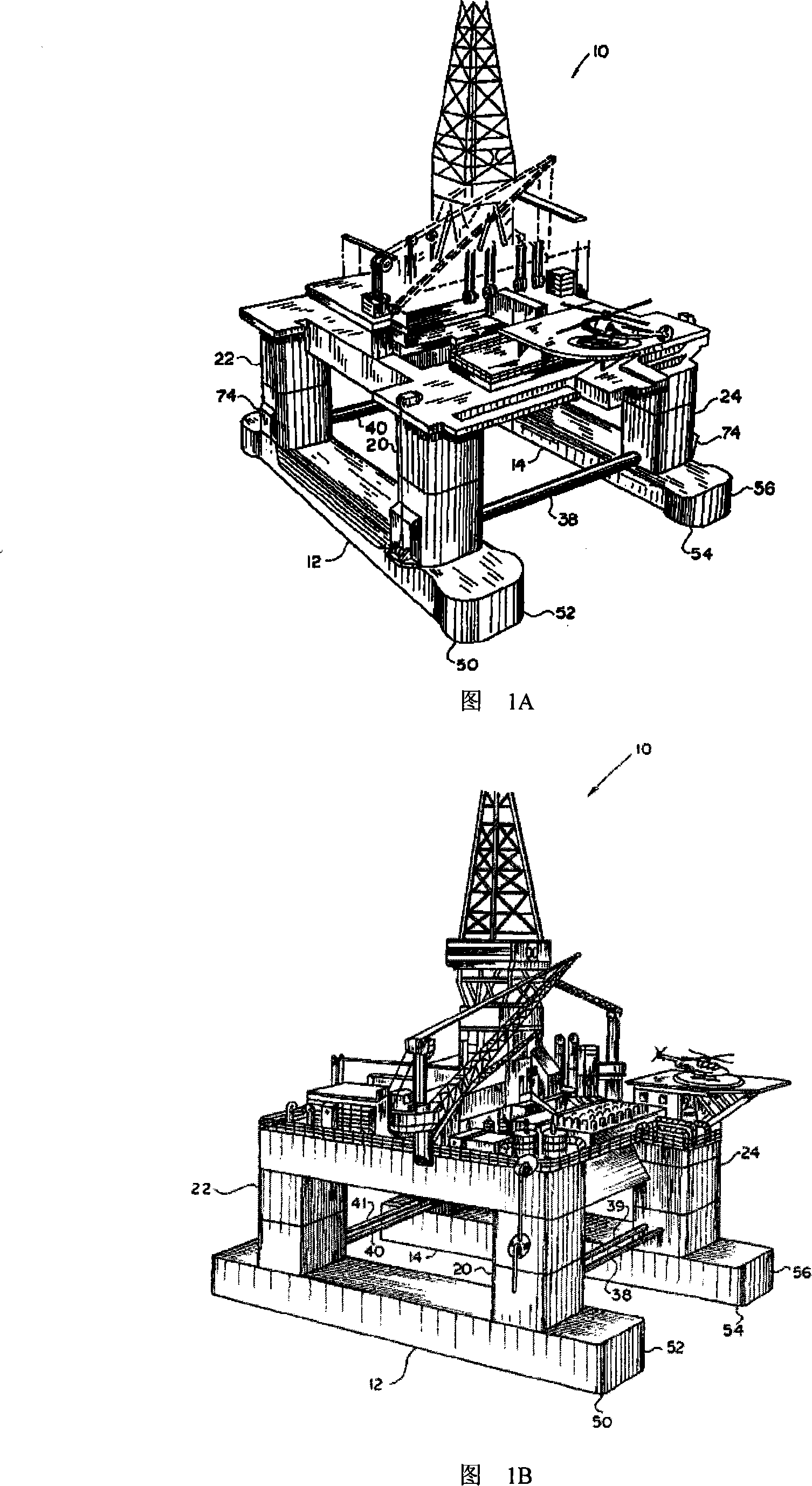 Semi-submersible drilling platform