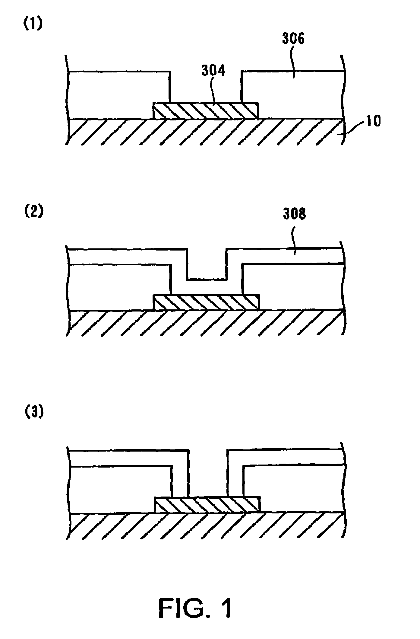 Mask forming and removing method, and semiconductor device, an electric circuit, a display module, a color filter and an emissive device manufactured by the same method