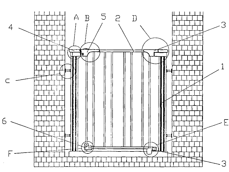 Protective door sill for infants