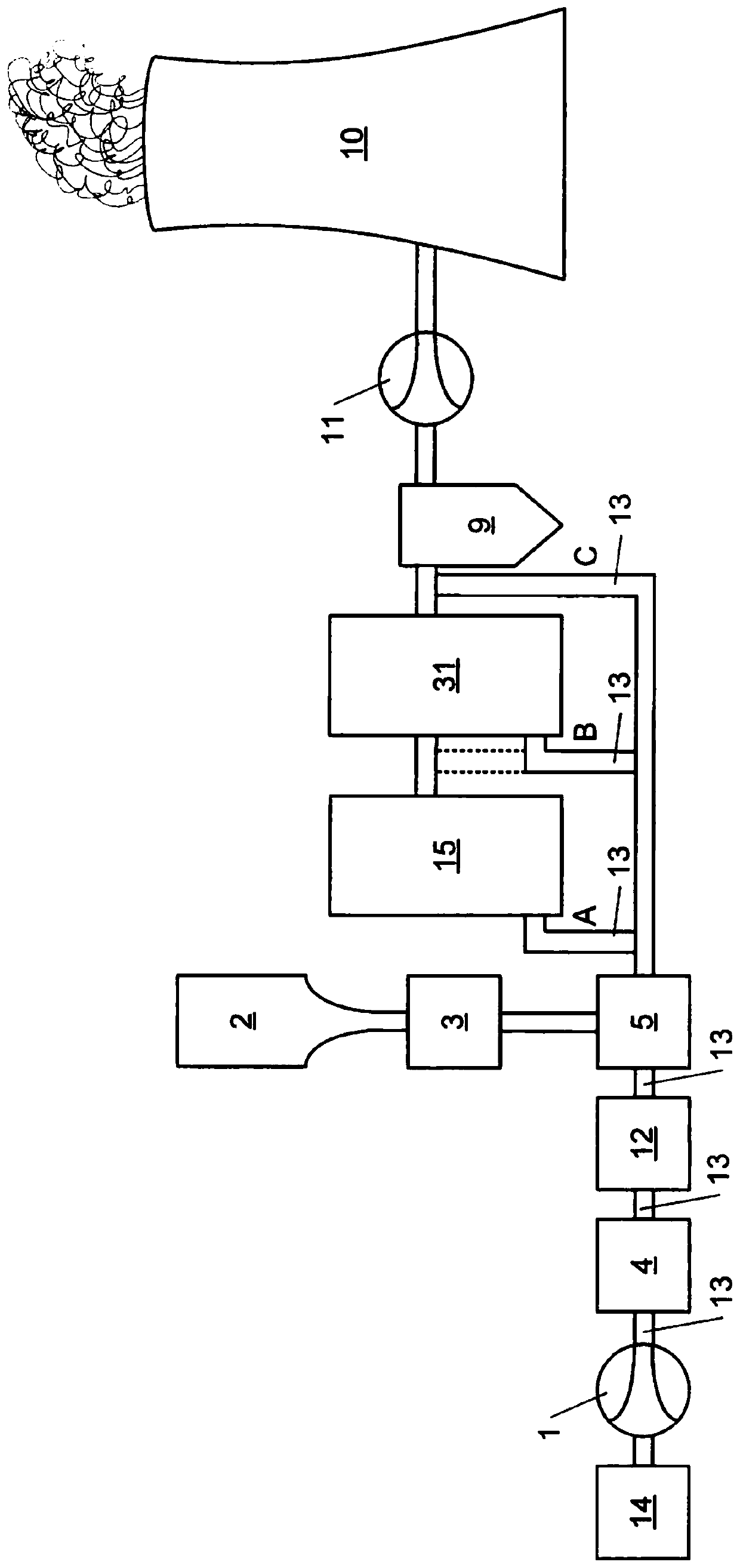 Process for pneumatically conveying a powdery material