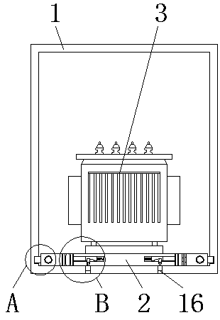 Box-type transformer allowing convenient internal equipment maintenance