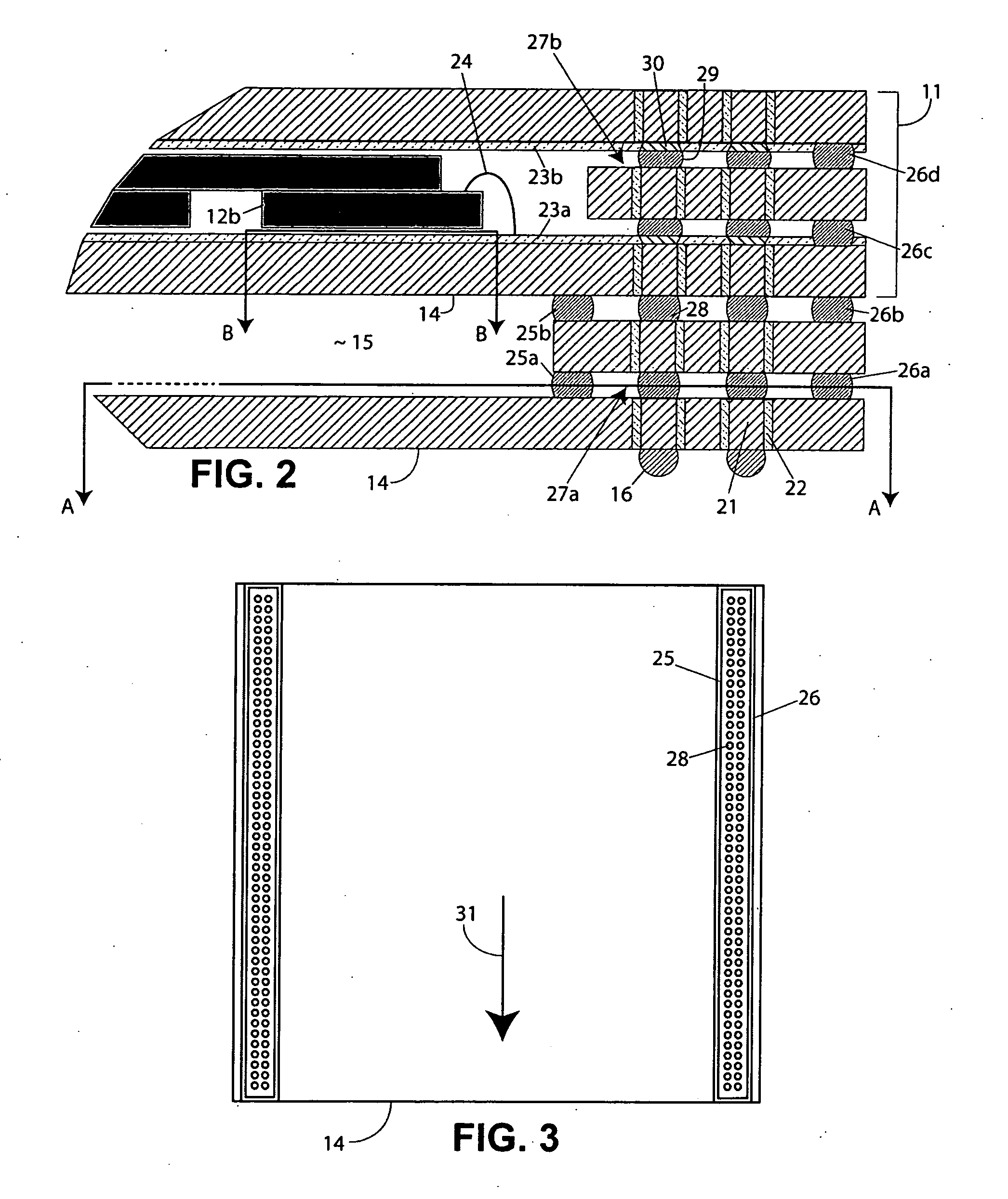 Scalable subsystem architecture having integrated cooling channels