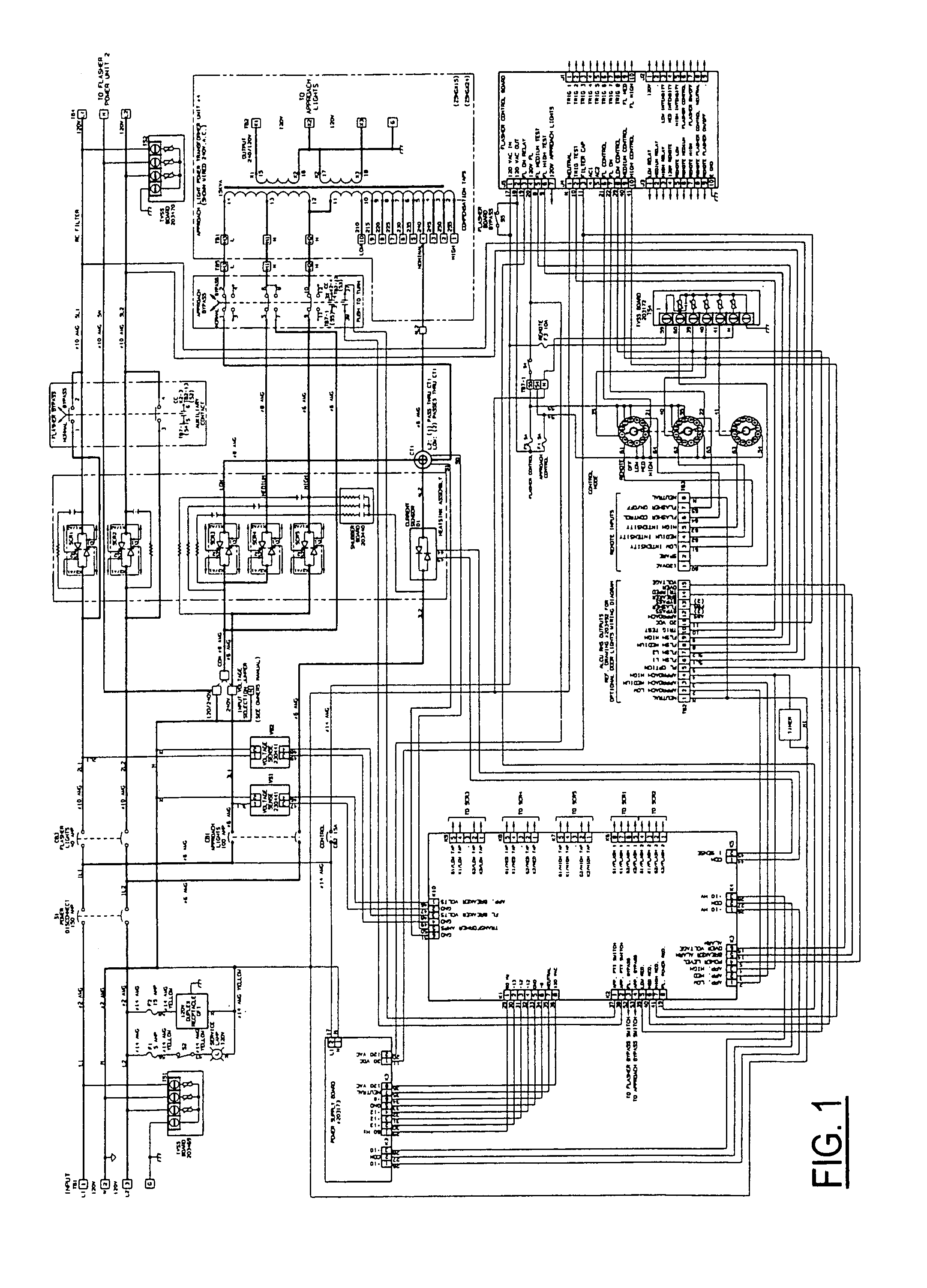 Runway approach lighting system and method