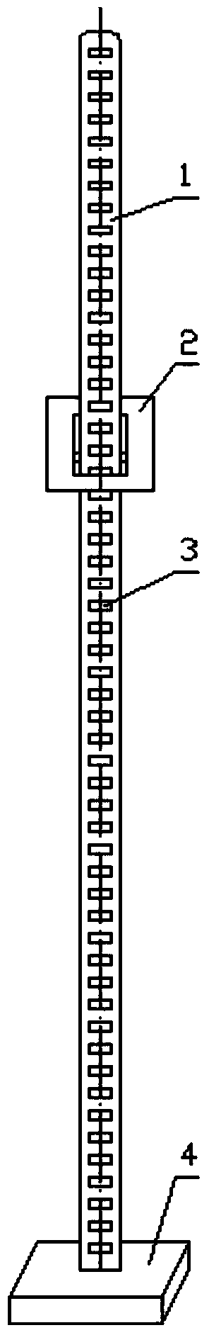 A kind of cranial flap reduction fixation clip