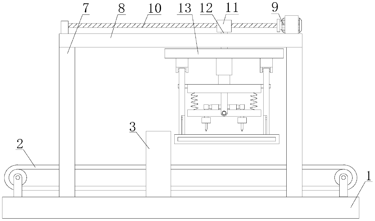 Sewing mechanism of sealing sewing automatic packaging machine