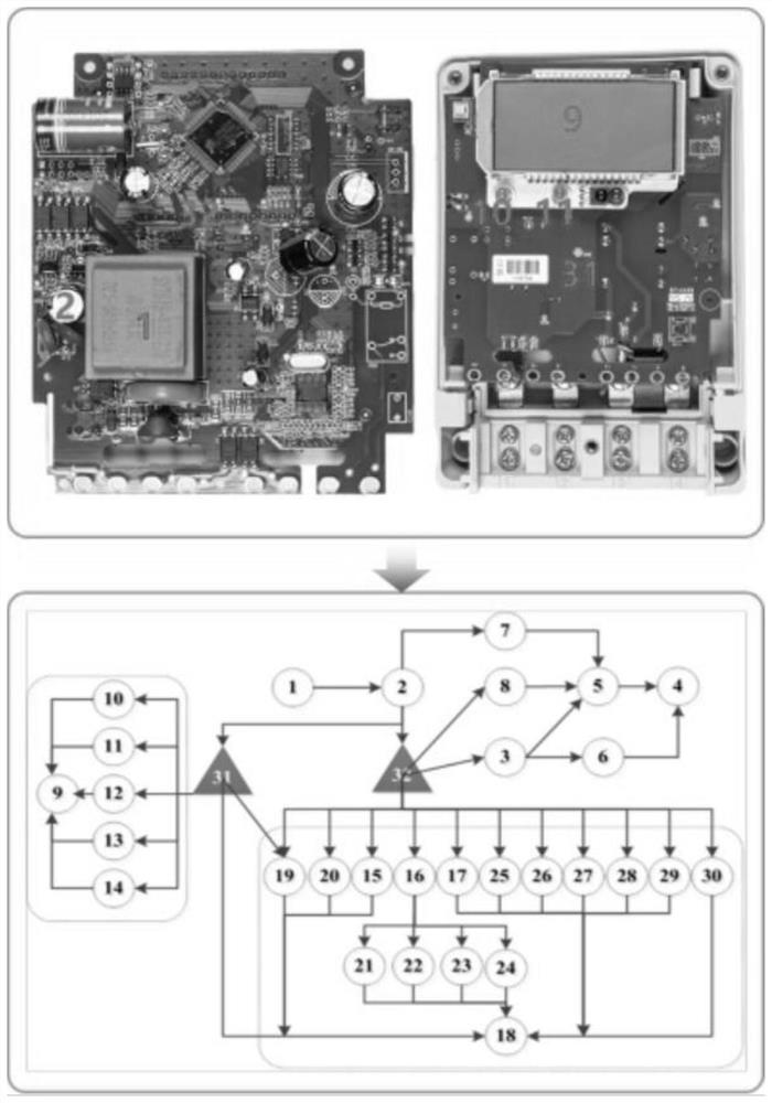 Time-staggered fixed-point heating desoldering device and method for circuit board components