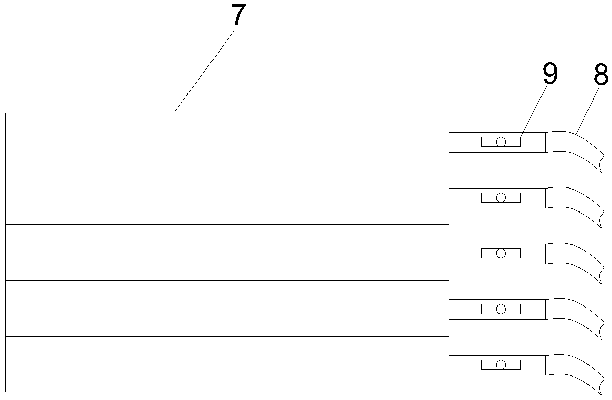 Roller brush equipment for medical package bag labels and using method thereof